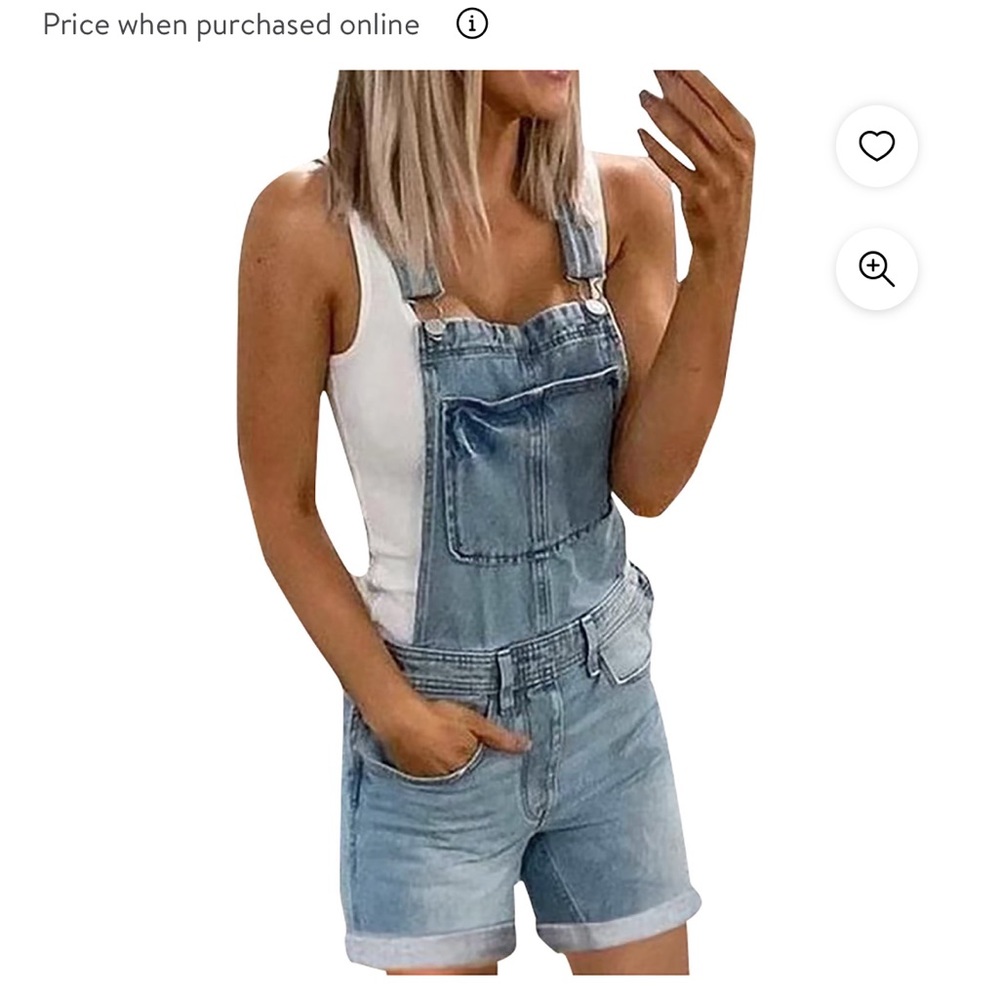 Overall shorts